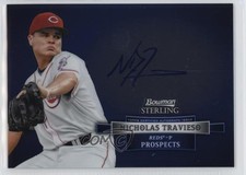 2012 Bowman Sterling Prospect Auto Nick Travieso #BSAP-NT Auto t4k