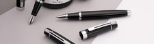 Sheaffer 300 Fountain, Rollerball, Ballpoint Pen (black/chrome/brown/blue)