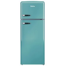 Amica FDR2213DB - Blue Fridge Freezer - 208L Top Mount Retro Style - E Energy