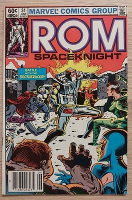 ROM (1979) #31 Marvel Comic 1982 2nd Rogue 1st on Cover BUSCEMA NEWSSTAND B4P3