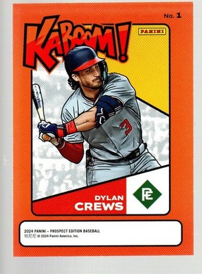 2024 Panini Prospect Edition Kaboom #1 Dylan Crews | eBay