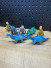 Vintage 1988 Playskool Definitely Dinosaurs Wendy’s Lot Of 7
