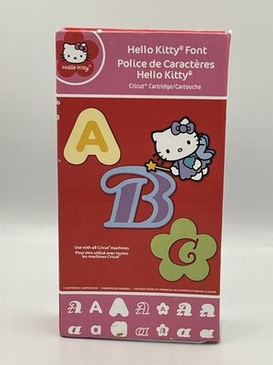 Hello Kitty Greetings Salutations Cricut Cartridge -Link Status Unknown