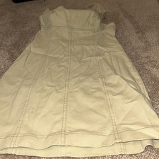 Urban Outfitters Golden Hour Denim Buckle Mini Dress Size XS Y2K Preppy Boho