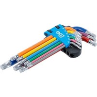 BGS TX WinkelschlÜSselsatz Farbig T10-T50 CR-V-STAHL 9-TLG | 74458