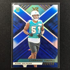 2022 Xr Channing Tindall Rookie Blue Base 55/199