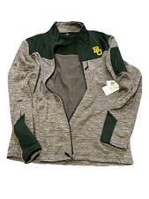 Baylor University Bears Jacket Men  s XL Colosseum Grey  Green Zip Up NWT