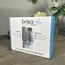 Baby Bottle Powered Drying Rack by Brisa Kitchen Containers White NEW Open Box