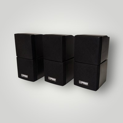 LOT 3 PSW CINEMA S4 DOUBLE DIRECTIONAL SPEAKERS 5.1 HD HOME THEATER