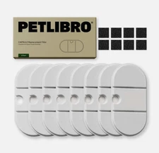 8 Pack PETLIBRO Capsule OEM Genuine Pet Dog Water Fountain Replacement Filters