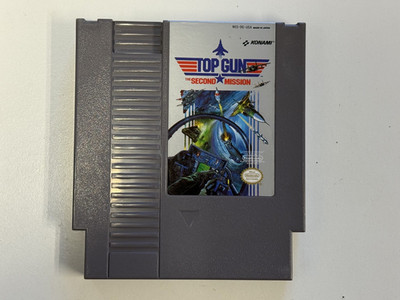 Top Gun The Second Mission NES Cartridge Only Authentic / Tested