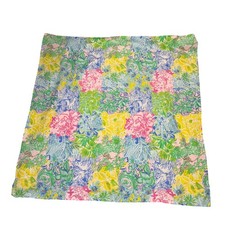 Lilly Pulitzer Pottery Barn Kids Organic Cotton Swaddle Blanket Floral Print