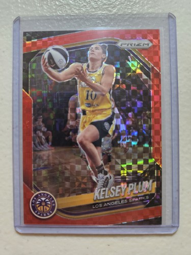 Kelsey Plum 2025 Panini WNBA Prizm Red Power Prizm Sparks /75