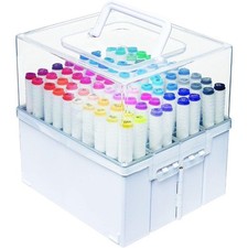 Deflecto Expandable Marker Accordion Storage Case Container