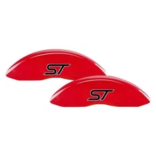 For Ford Edge 21-24 Caliper Covers Gloss Red Caliper Covers w No Bolts ST