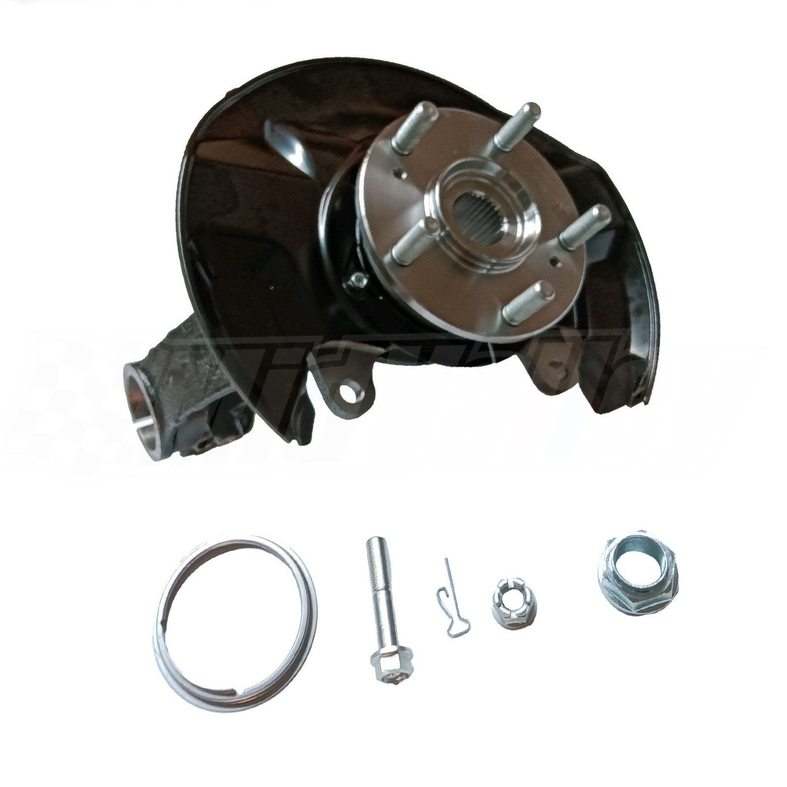 Front Left Wheel Hub Bearing Knuckle Assembly for 2013-2017 Honda Accord 2.4L L4