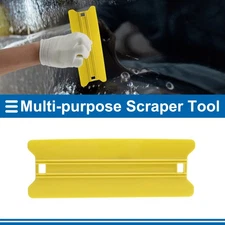 1 Pcs Car Squeegee for Film Yellow 21cm L Multifunctional Scraper Tool