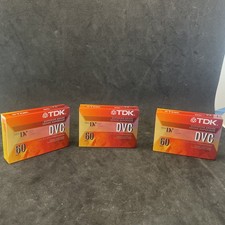 NEW TDK DVC Mini-DV 60 3 Pack Blank Tapes Digital Video Cassettes DVC60