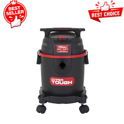 3 Gallon Wet/Dry Vacuum Cleaner 3.5 Peak HP Shop Vac Carpet Car Garage Workshop