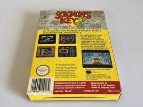 Solomon's Key 2 (1993) Nintendo NES Complete Fire 'n Ice TECMO NES-K2-ESP