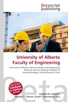 University Of Alberta Faculty Of Engineering Lambert M. Surhone (U. A.) Buch