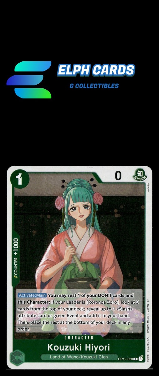 Legacy of the Master #OP12-028 Kouzuki Hiyori Foil | eBay