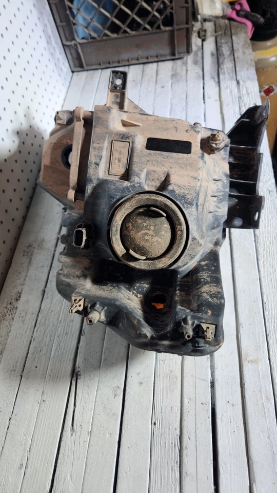 完好! 13 14 福特 F150 F-150 右握 乘客 氙气 HID 车头灯 黑色 原始设备制造商 — 第 2/4 张图片