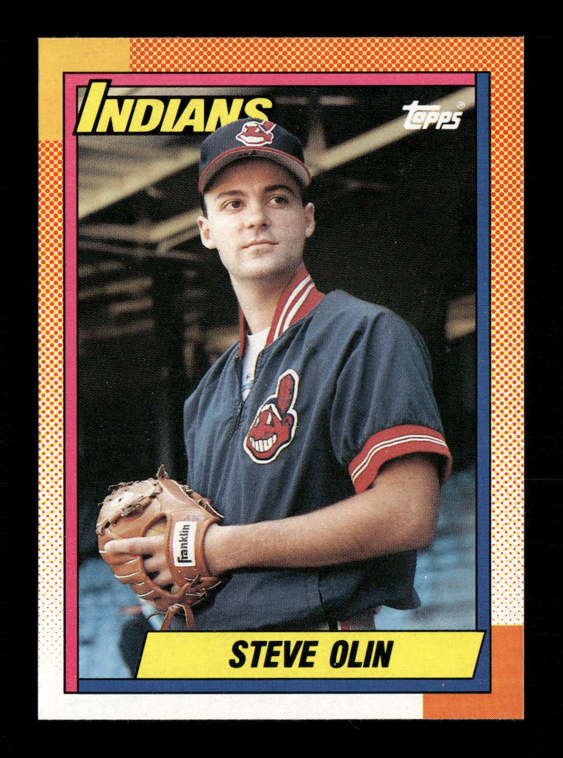 1990 O-Pee-Chee #433 Steve Olin Cleveland Indians