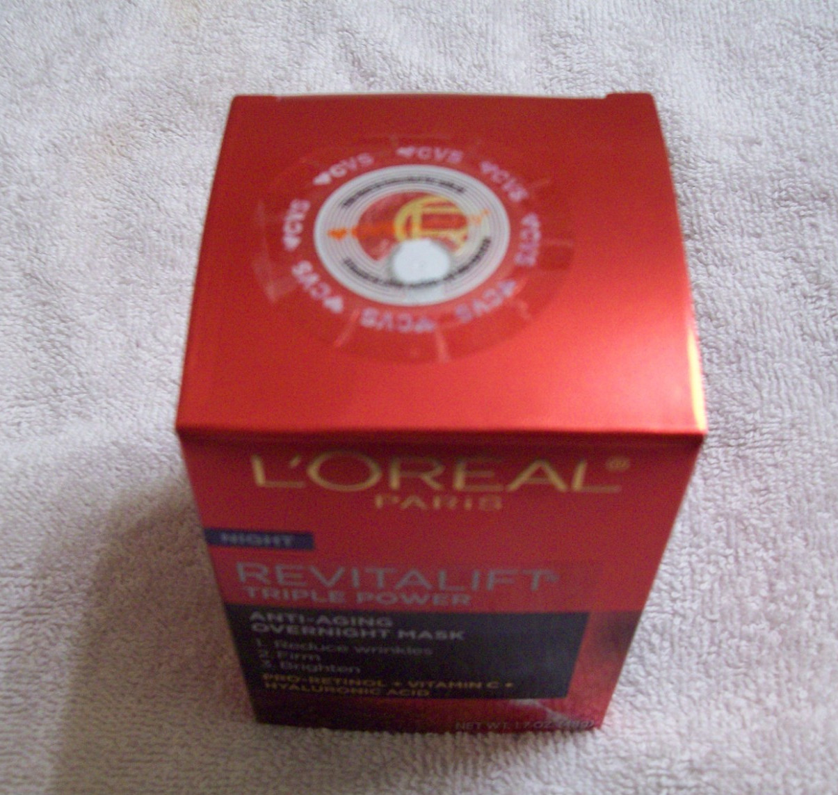 NEW L'Oreal Revitalift Triple Power Anti-Aging NIGHT  1.7oz Overnight Mask