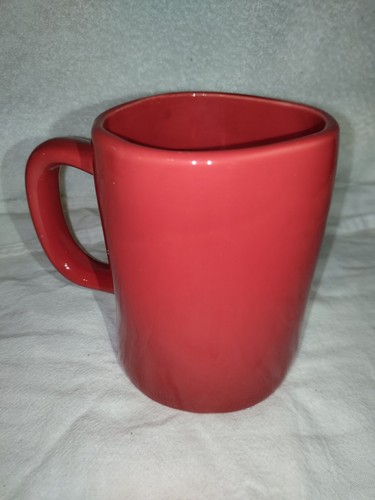 Rae Dunn Christmas Mug Coffee Tea 16 Oz. Making Spirits Bright Red EUC - Picture 2 of 4