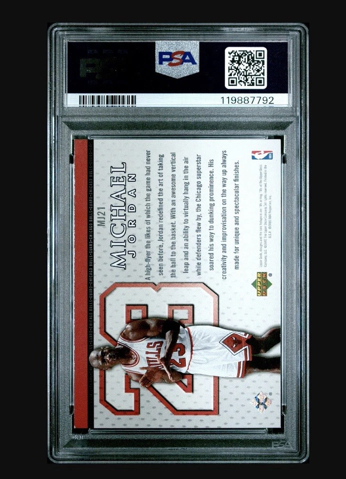 2005-06 Upper Deck Michael Jordan/LeBron James Michael Jordan #MJ21 ROY 1985 - Image 2 of 4