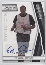 2010-11 Prestige Rookie Bonus Shots Black Auto 98/99 Ed Davis #223 Auto 1u9
