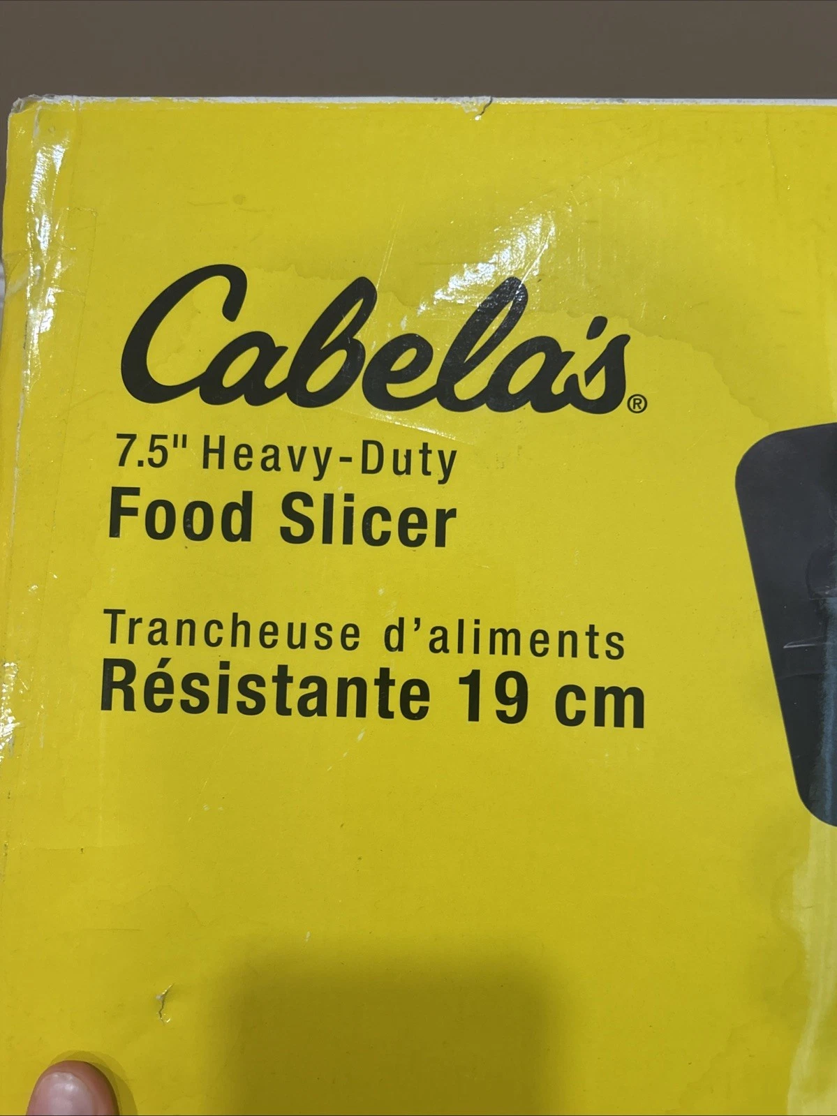 Cabela's HD HEAVY DUTY 7.5" Exclusive Food Slicer 180 Watt NEW - product detail image 8