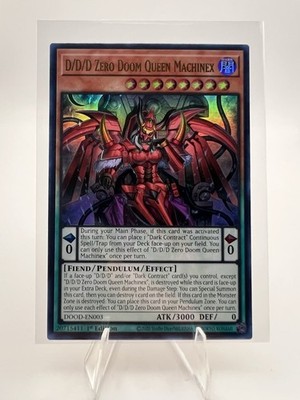 D/D/D Zero Doom Queen Machinex DOOD-EN003 Doom of Dimensions 1st Edition