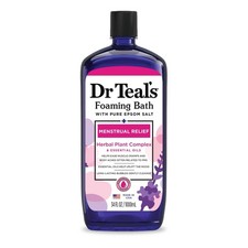 2 Dr Teal's Foaming Bath w/Epsom Salt, Herbal Plant Complex  Essential Oil 34Oz