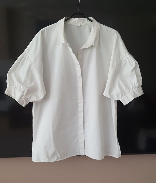 Women Cos Shirt White Cotton 42