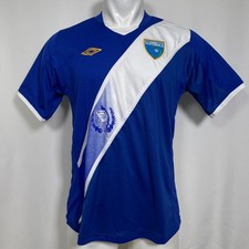 Guatemala National Team Umbro Blue White Sash Soccer Jersey Men's LARGE