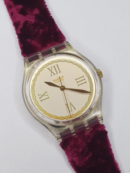 Swatch Saint Velours GK203 - funktioniert - 34mm