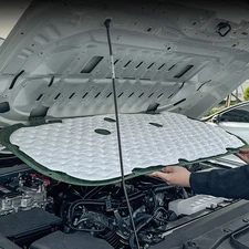 Front Engine Hood Sound Acoustic Insulation Pad Mat For Land Cruiser LC250 2024+