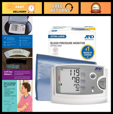 #ad Upper Arm Blood Pressure Monitor Precise BP Machine Extra Large Cuff 16.5 23 $259.99