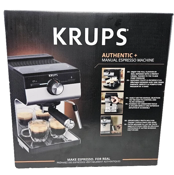 Krups XP38EU0 Authentic Manual Espresso Machine New Sealed