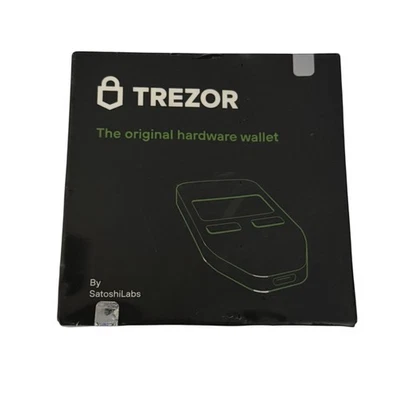 SATOSHILABS NEW Trezor the Original Hardware Wallet WHITE Crypto Wallet FACTORY SEALED