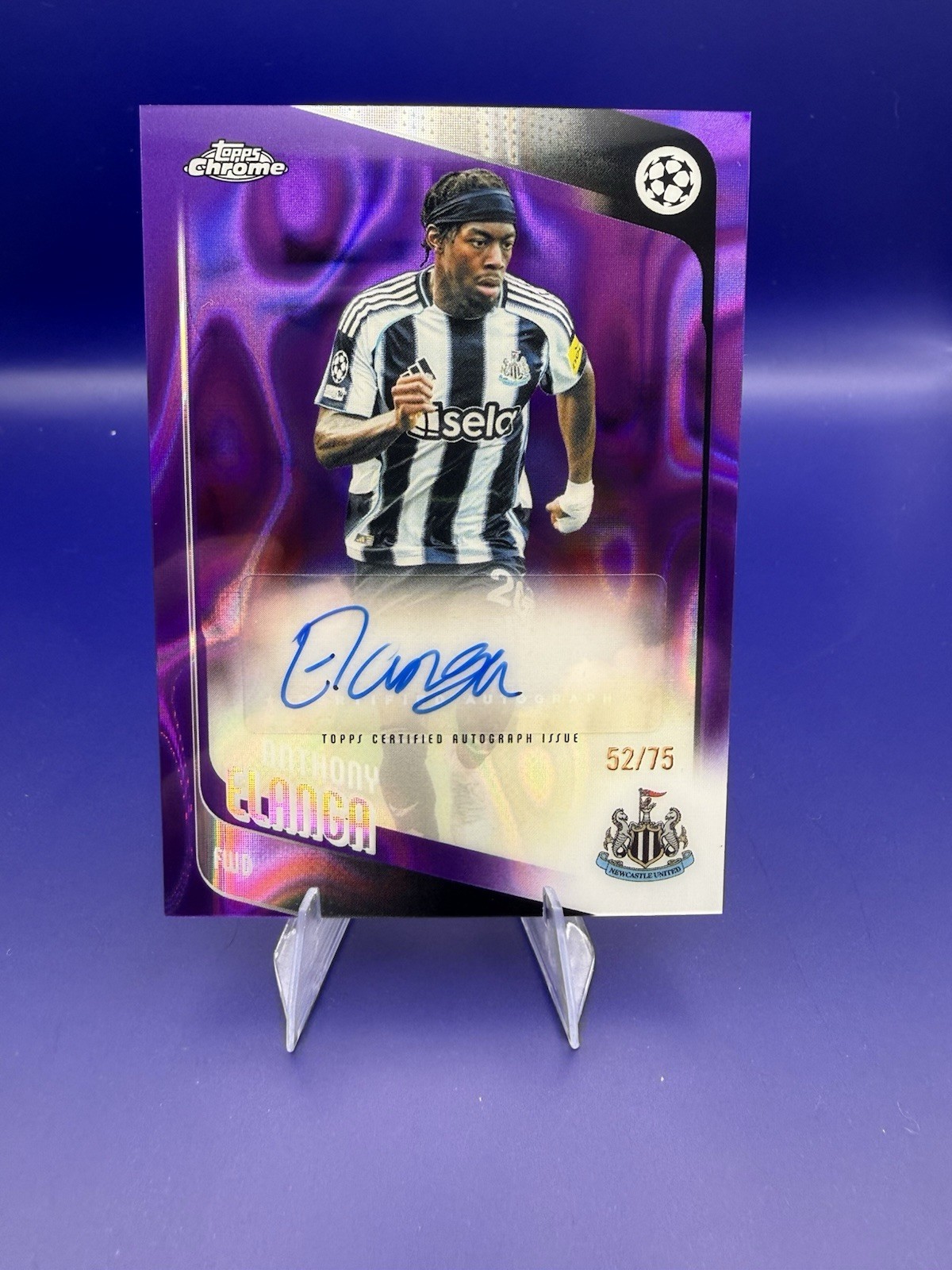 UEFA Champions League Topps Chrome Anthony Elanga #CA-AE /75