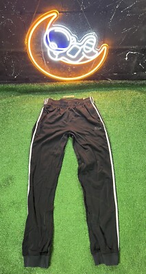 Adidas Climacool Mens Black workout pants training joggers soccer sz SM