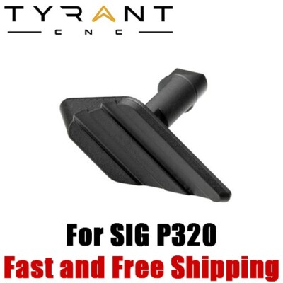 Tyrant CNC Enlarged Thump Rest Takedown Lever for SIG Sauer P320 - Black