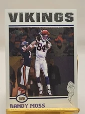 2004 Topps Chrome #65 Randy Moss Minnesota Vikings Hall Of Fame 