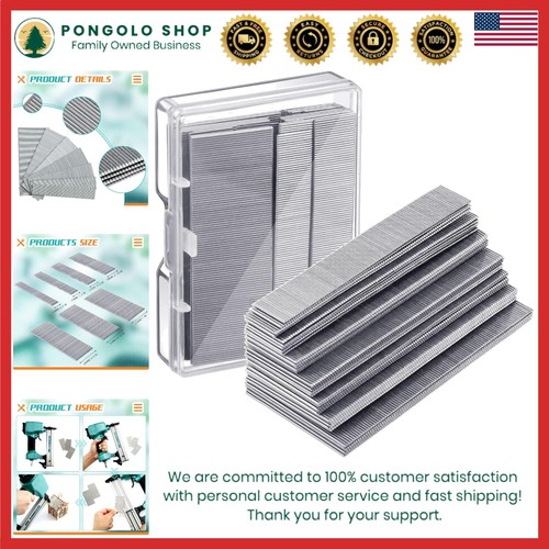 3500 Count Assorted Flat Head Pin Nails - 7 Sizes for Woodworking & DIY Projects