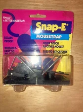 Snap-E Mousetrap Escape Proof & Made to Last by Kness Open Box At Bottom New