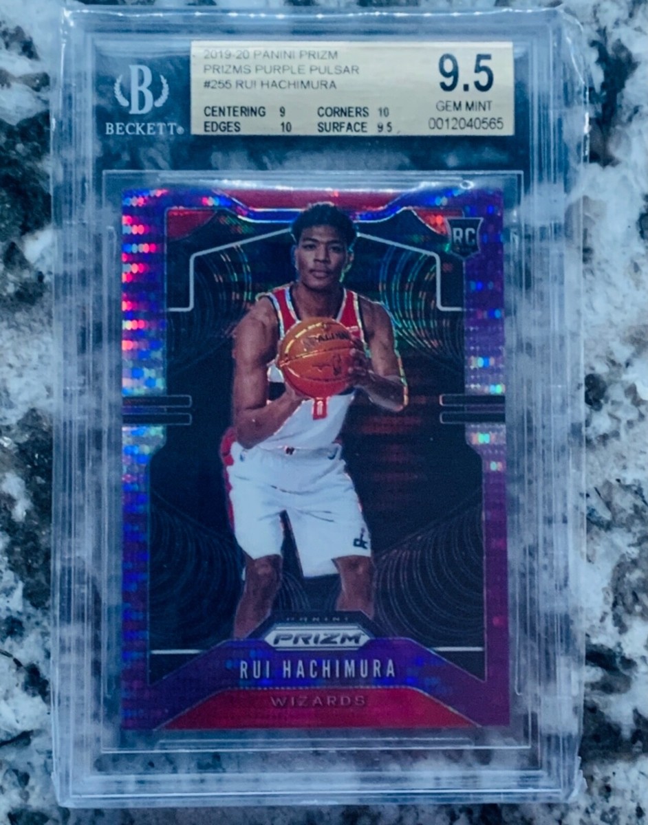 【PSA10】Rui Hachimura Purple Prizm  RC Rui Hachimura #'d 16/35 Purple Pulsar Prizm 2019 Panini