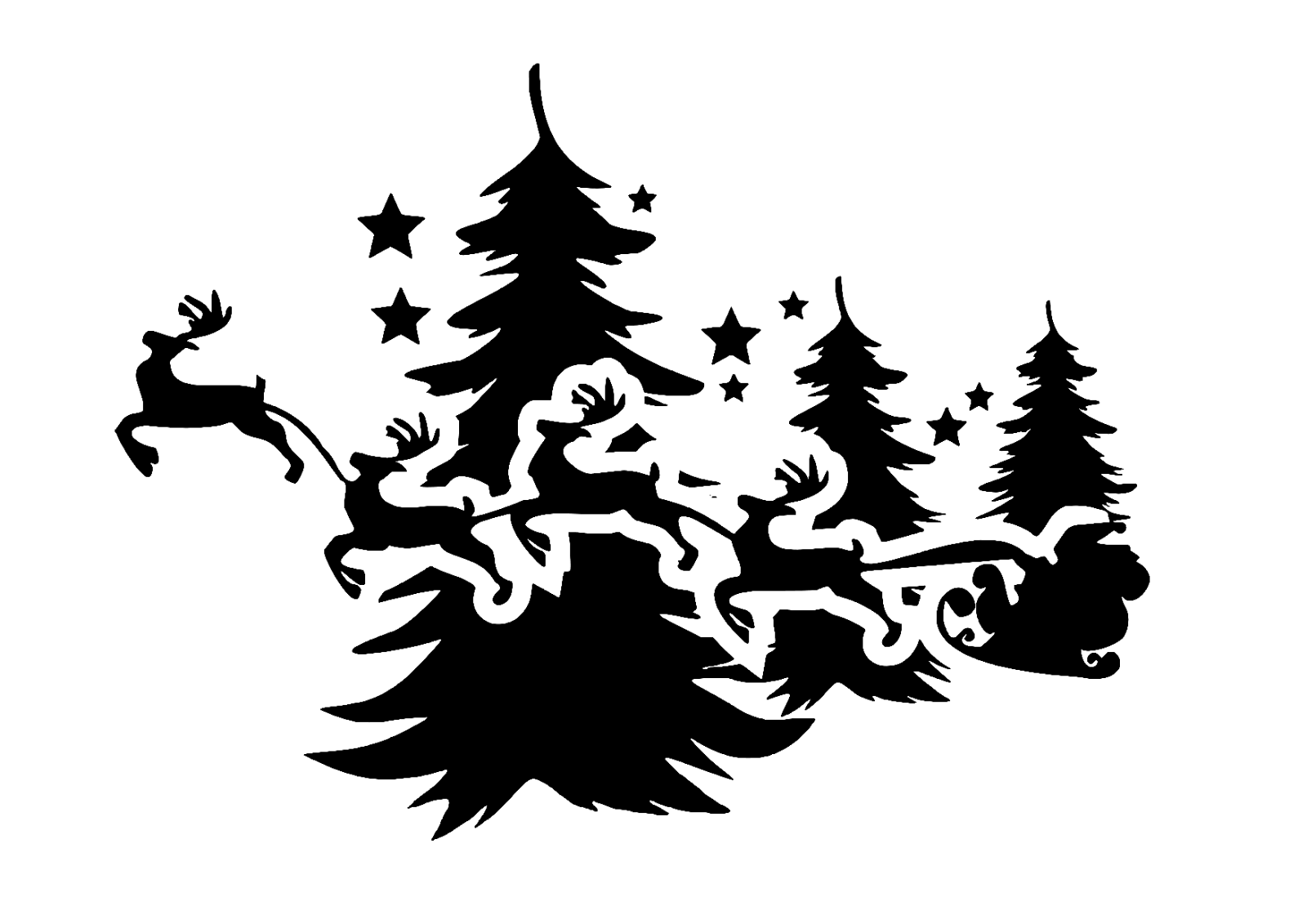 Produktbild von Rentierschlittenfahrt: Weihnachtsmann Mit Rentierschlitten über